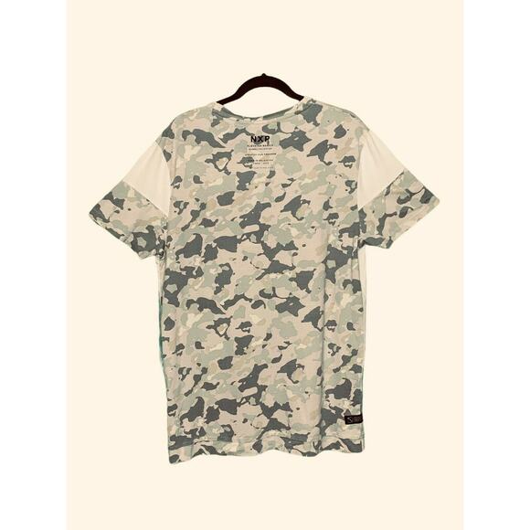 Nena & Pasadena green camo short sleeves T-shirt size Large - Picture 7 of 8